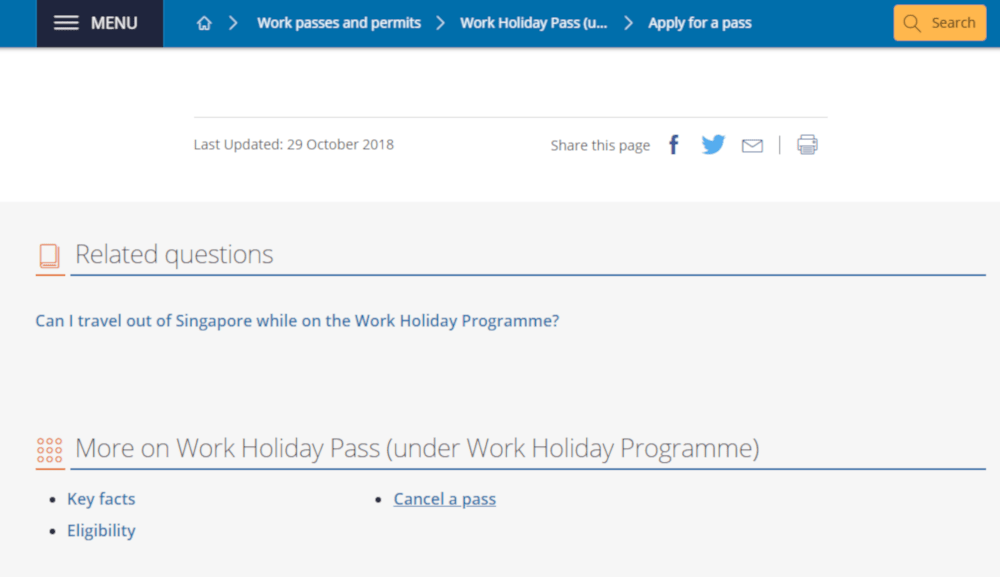 cancel a passをクリック