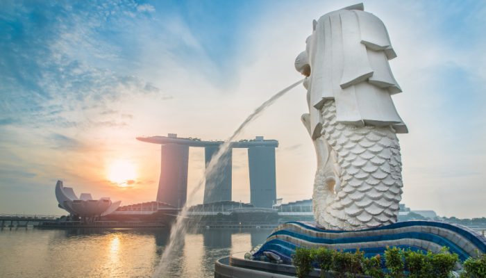 merlion-sunset